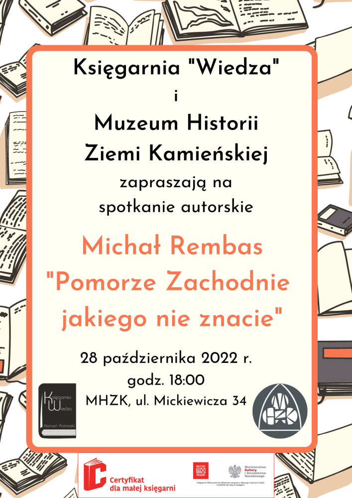 Zaproszenie na spotkanie autorskie z Michałem Rembasem 