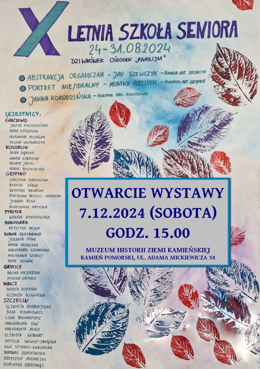 Otwarcie poplenerowej wystawy słuchaczy UTW