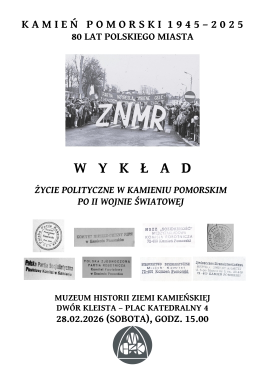 Wykład "Życie polityczne w Kamieniu Pomorskim po II wojnie światowej"