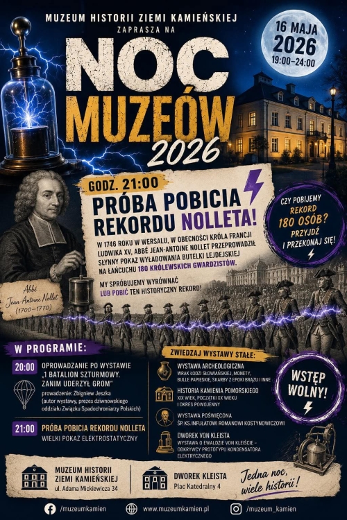 Noc Muzeów 2026 w Kamieniu Pomorskim